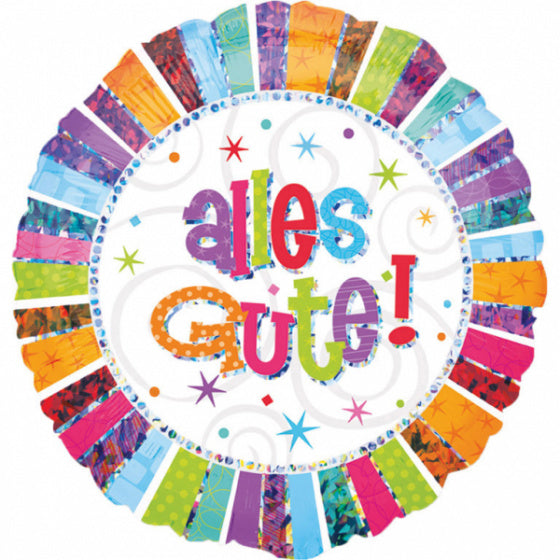 folieballon Birthday Alles Gute 43 cm
