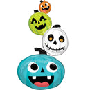 folieballonnen Pumpkin Stacker junior 152 cm 4-delig