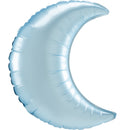 folieballon SuperShape Pastel Crescent 89 cm lichtblauw