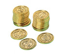 gouden munten 3,4 cm 144 stuks
