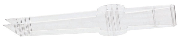 knijptang transparant 14,5 cm 6 stuks