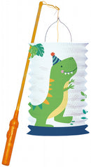 lantaarn dino junior 40 cm papier groen
