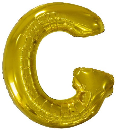 letterballon G folie 86 cm goud