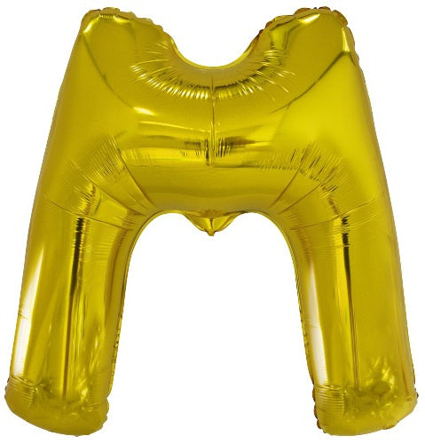 letterballon M folie 86 cm goud