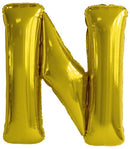 letterballon N folie 86 cm goud
