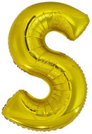 letterballon S folie 86 cm goud