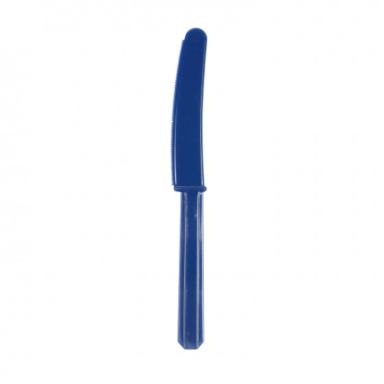 messen donkerblauw 15 cm 10 stuks