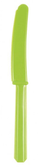 messen junior 17,1 cm lime 10 stuks