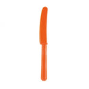 messen oranje 17 cm 20 stuks