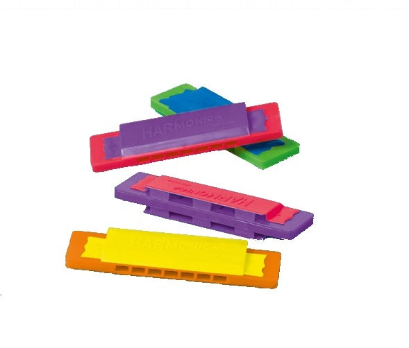 mondharmonica 8,4x2,1 cm 12 stuks
