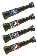 piratentelescoop 10,5 cm 4 stuks zwart