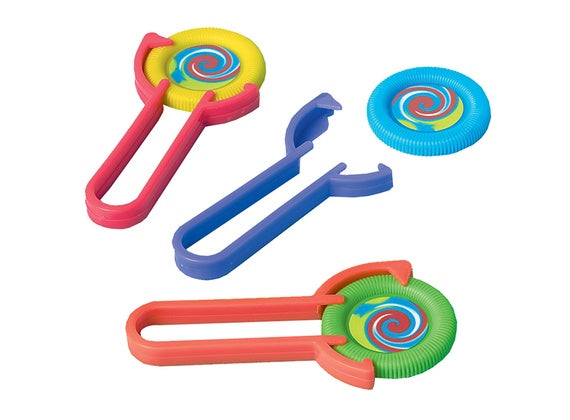 schijfwerpers multicolor 12 stuks