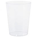 Serveerkom hoog middelgroot 13 x 15 cm transparant