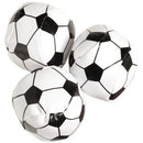 stressballen voetbal 4,5 cm polyester wit/zwart