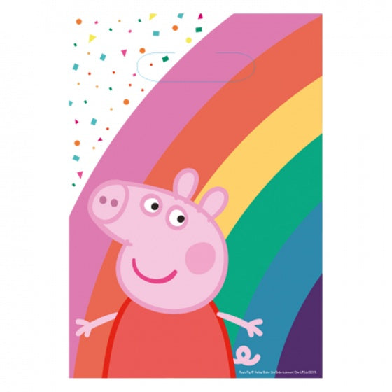 Uitdeelzakjes Peppa Pig, 8st.