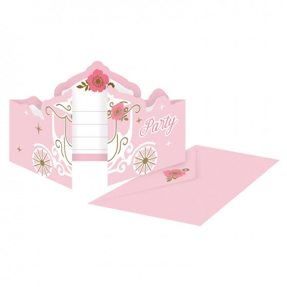 Princess For A Day Uitnodigingen 8 Stuks