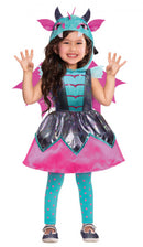 verkleedjurk Little Mystic Dragon meisjes roze maat 3-4 jaar