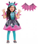 verkleedjurk Little Mystic Dragon meisjes roze maat 8-10 jaar