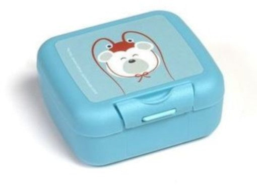 lunchset Animal Carnival junior blauw 3-delig