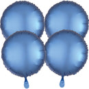 folieballonnen 43 cm blauw 4 stuks