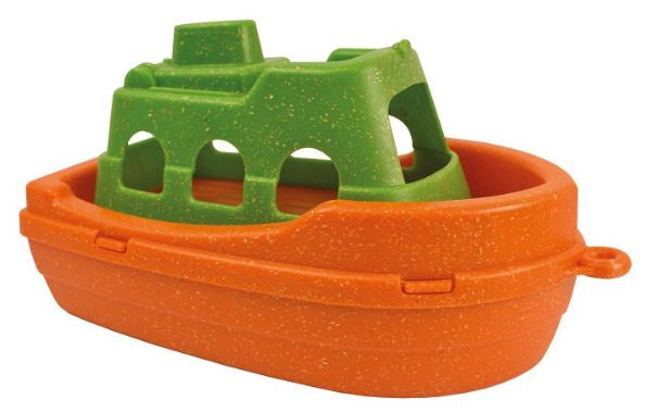 veerboot Anbac junior 16 x 9,5 x 9,5 cm oranje/groen