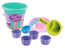 cupcake speelset 8-delig blauw