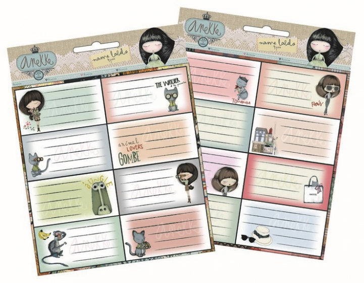 naamlabels junior papier 32 stuks