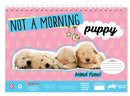 kleurboek met stickers puppy 33 cm papier roze