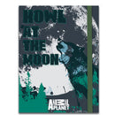 notitieboek Wolf 10 x 13,5 cm papier groen