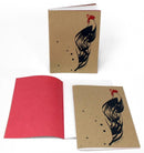 schrift kip leren kaft lichtbruin 15x21 cm