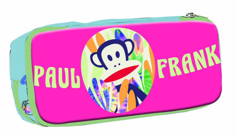 etui Paul Frank 23 x 10 x 6 cm textiel roze/blauw