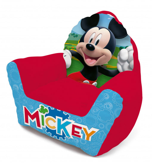 kinderstoel Mickey Mouse 52 x 48 cm polyester rood/bauw
