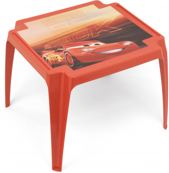 kindertafel Cars junior 44 x 55 cm polypropyleen rood