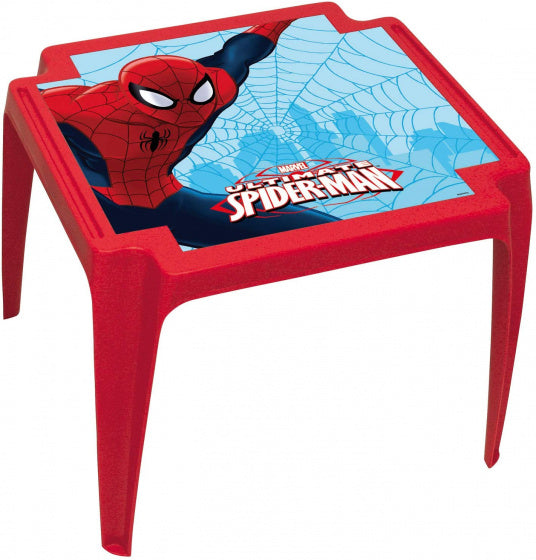 kindertafel Spider-Man 44 x 55 cm polypropyleen rood
