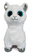 sleutelhanger Llama junior pluche wit 10 cm