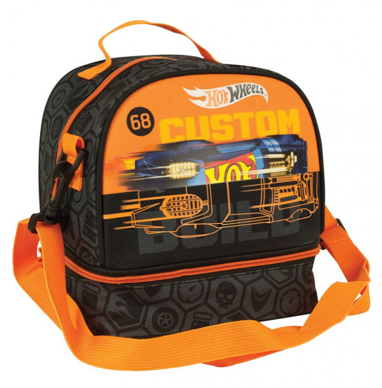 koeltas Hot Wheels 4,5 liter 21 x 20 cm zwart/oranje