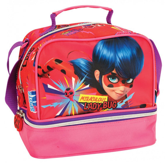 koeltas Miraculous 4,5 liter 21 x 20 cm polyester rood