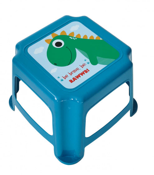 kruk Dino junior 27 x 27 x 21 cm blauw