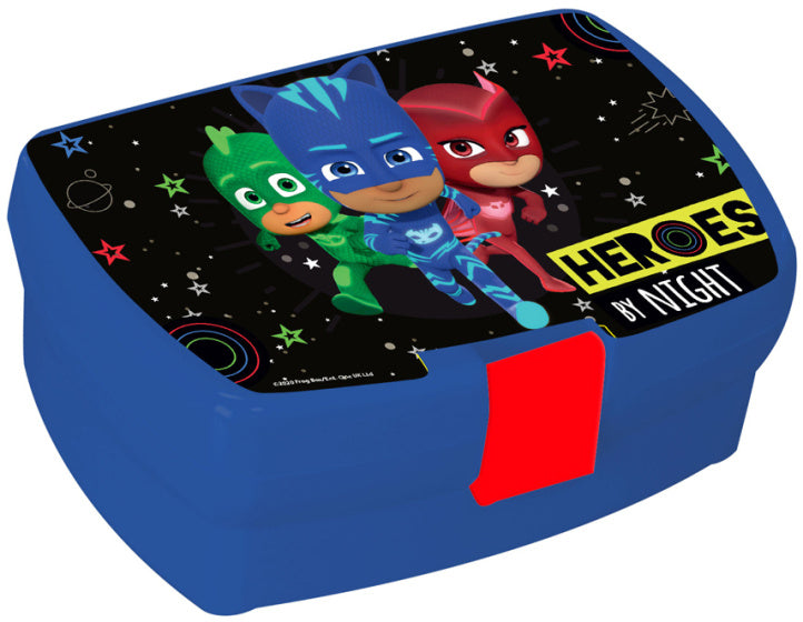 lunchset PJ Masks 350 ml blauw/rood 2-delig