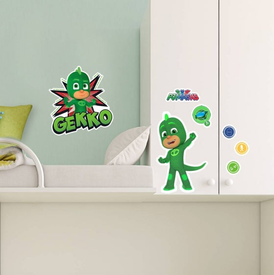 muurstickers PJ Masks Gekko 2 stickervellen