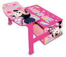 opbergbank Minnie Mouse 60 x 47 x 56 cm hout roze 3-delig