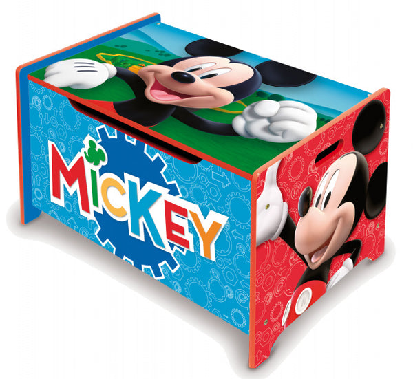 opbergkist Mickey Mouse 62,5 x 40 cm 92 liter hout blauw
