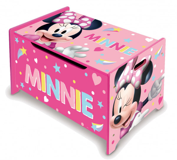 opbergkist Minnie Mouse 62,5 x 40 cm 92 liter hout roze