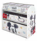 opbergrek Mickey Mouse 62 x 30 cm hout wit 7-delig