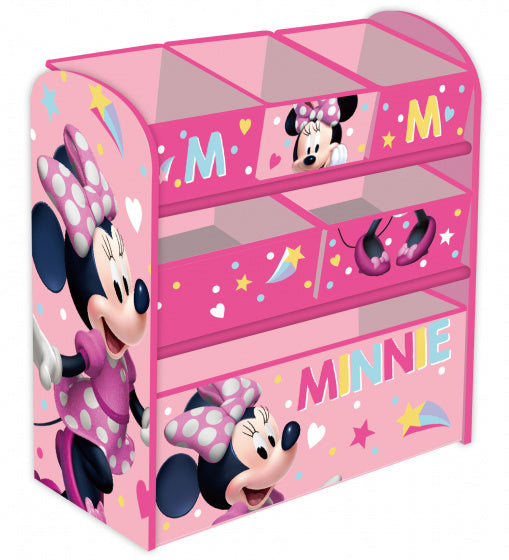 opbergrek Minnie Mouse 62 x 30 cm hout roze 7-delig