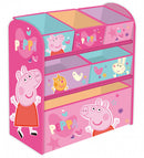 organizer Peppa Pig 62 x 60 cm hout roze 7-delig