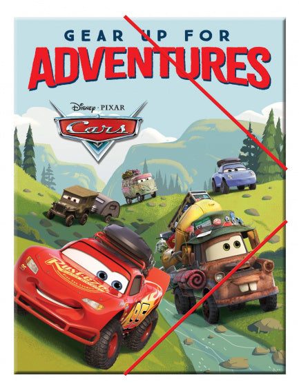 portfoliomap Cars junior A4 polypropyleen rood