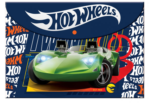 portfoliomap Hot Wheels junior A4 polypropyleen blauw