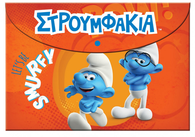 portfoliomap Smurfen junior A4 polypropyleen oranje