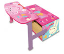 speelgoedbank 3-in-1 Peppa Pig 60 x 70 cm hout roze